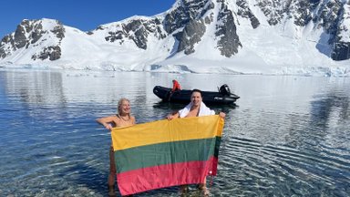 Iš Antarktidos grįžęs ir jau visus žemynus aplankęs Vytautas Mikaitis pasidalijo įspūdžiais ir patarimais svajojantiems nukeliauti į ledo žemę