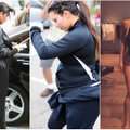 K. Kardashian demonstruoja po gimdymo vis dailėjančias kūno linijas: kaip tirpsta 32 kg?