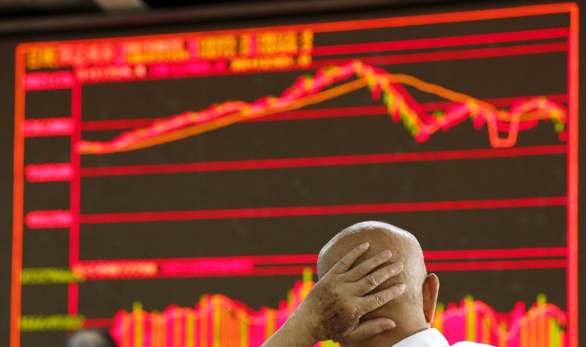 Nuosmukis Kinijos akcijų rinkose