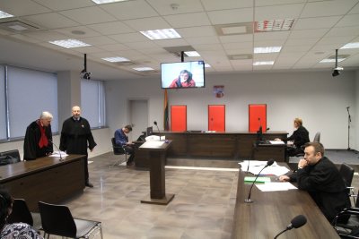Henrikas Daktaras, Kauno apygardos teismo posėdis