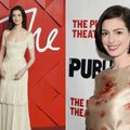 Aktorė Anne Hathaway prisipažino patyrusi persileidimą: tekdavo vaidinti, kad viskas gerai