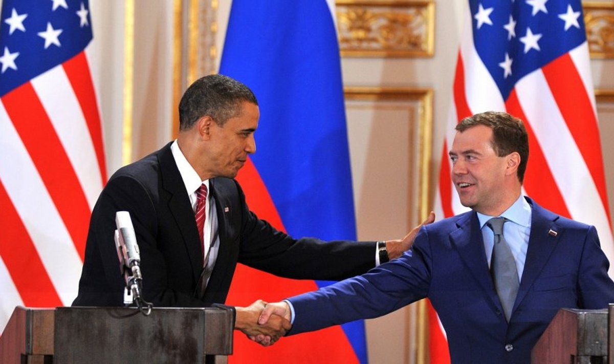 B.Obama ir D.Medvedevas