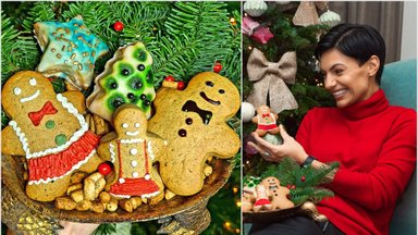 Šventiniai sausainiai tarsi iš kalėdinės reklamos – išmėginkite išskirtinį Neringos Zeleniūtės receptą