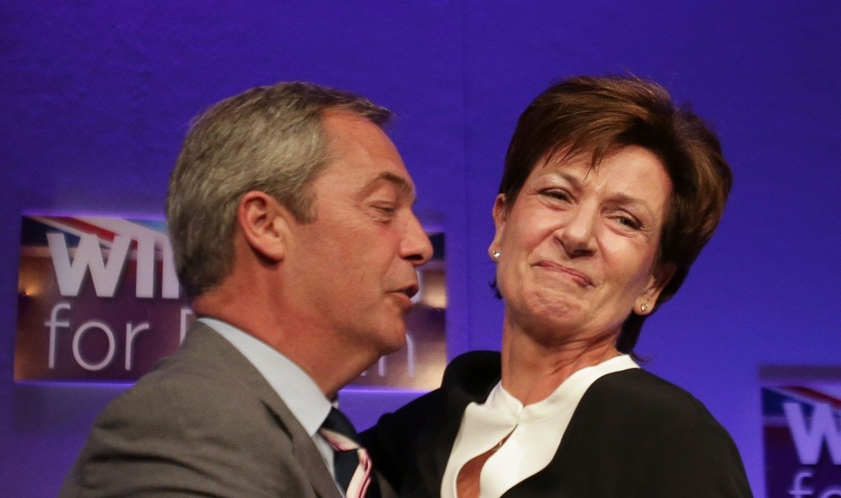 UKIP vadovo poste Farage'ą pakeitė Diane James