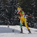 Lietuvos biatlonininkės pasaulio taurės varžybų estafetėje liko paskutinės