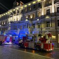 Vilniuje esančiame viešbutyje „Kempinski“ kilo gaisras, žmonėms teko evakuotis