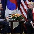 Trumpas ir Pietų Korėjos lyderis aptars branduolinę diplomatiją