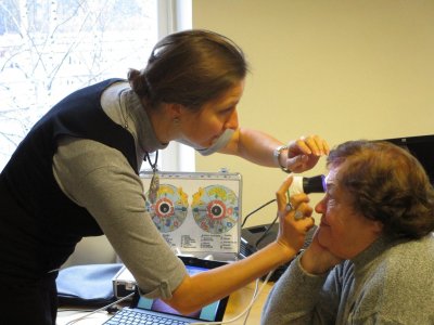 Iridodiagnostiką atlieka Jūratė Aleškevičiūtė