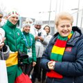 Olimpiečiams dovanas įteikusi prezidentė pritarė bausmėms Rusijai: olimpinis sportas pradėjo valytis