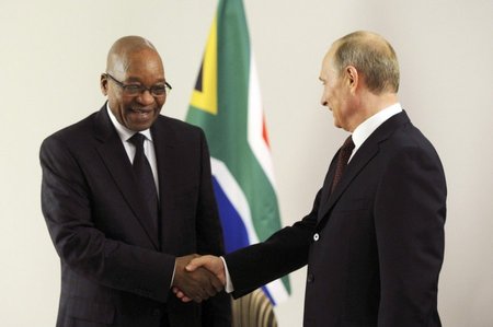 Jacobas Zuma, Vladimiras Putinas