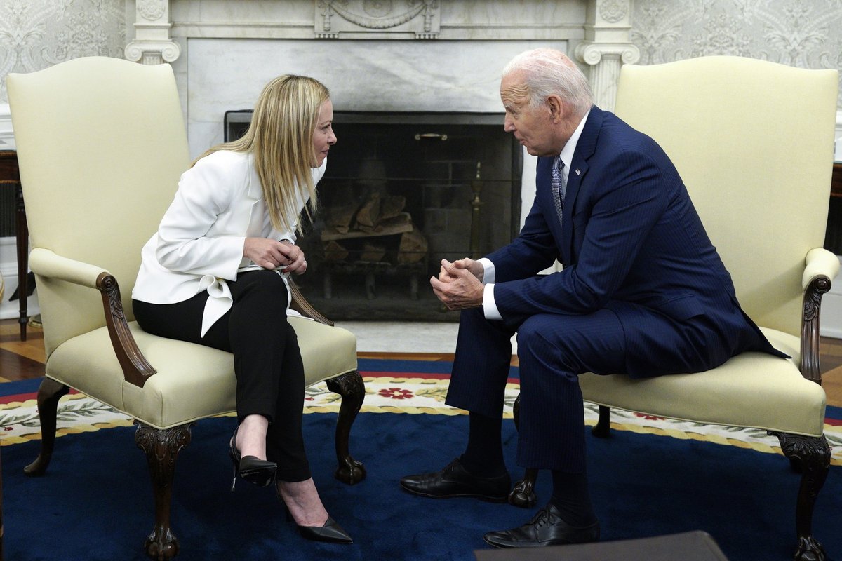 Biden ha incontrato il premier italiano Meloni: elogiato per il suo sostegno all’Ucraina