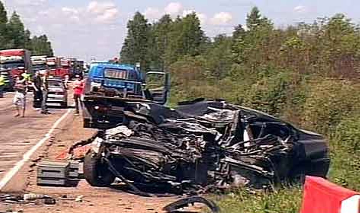 Per avariją Rusijoje žuvo lietuvis vairuotojas, ntv.ru nuotr.