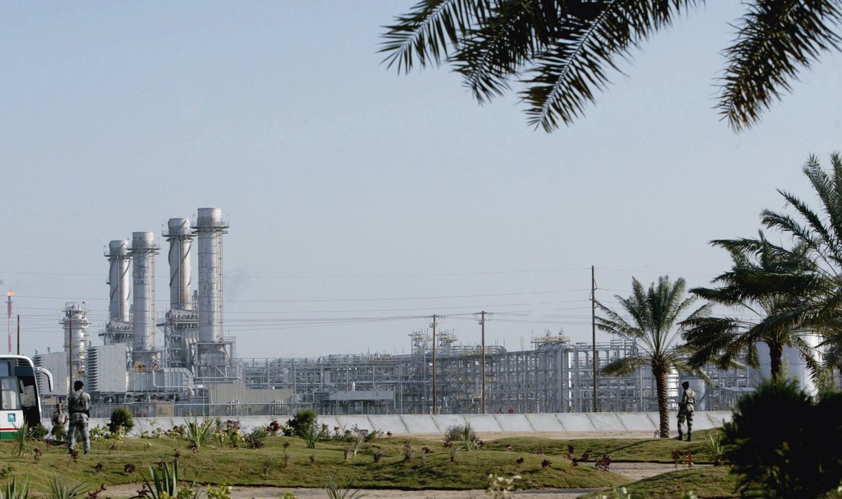 Oil fields in Saudi Arabia