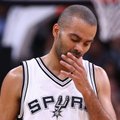 Geležinis prancūzas subyrėjo: „Spurs“ sezoną baigs be sunkią traumą patyrusio T. Parkerio