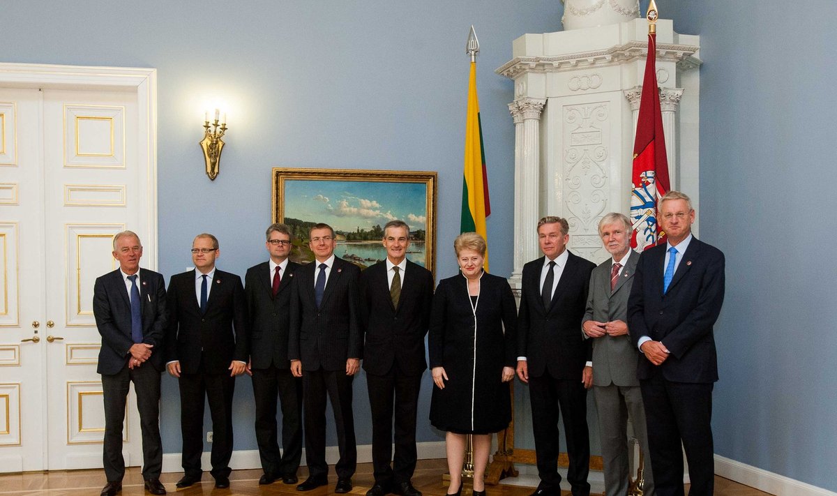 Dalia Grybauskaitė priėmė Šiaurės ir Baltijos šalių (NB8) užsienio reikalų ministrus