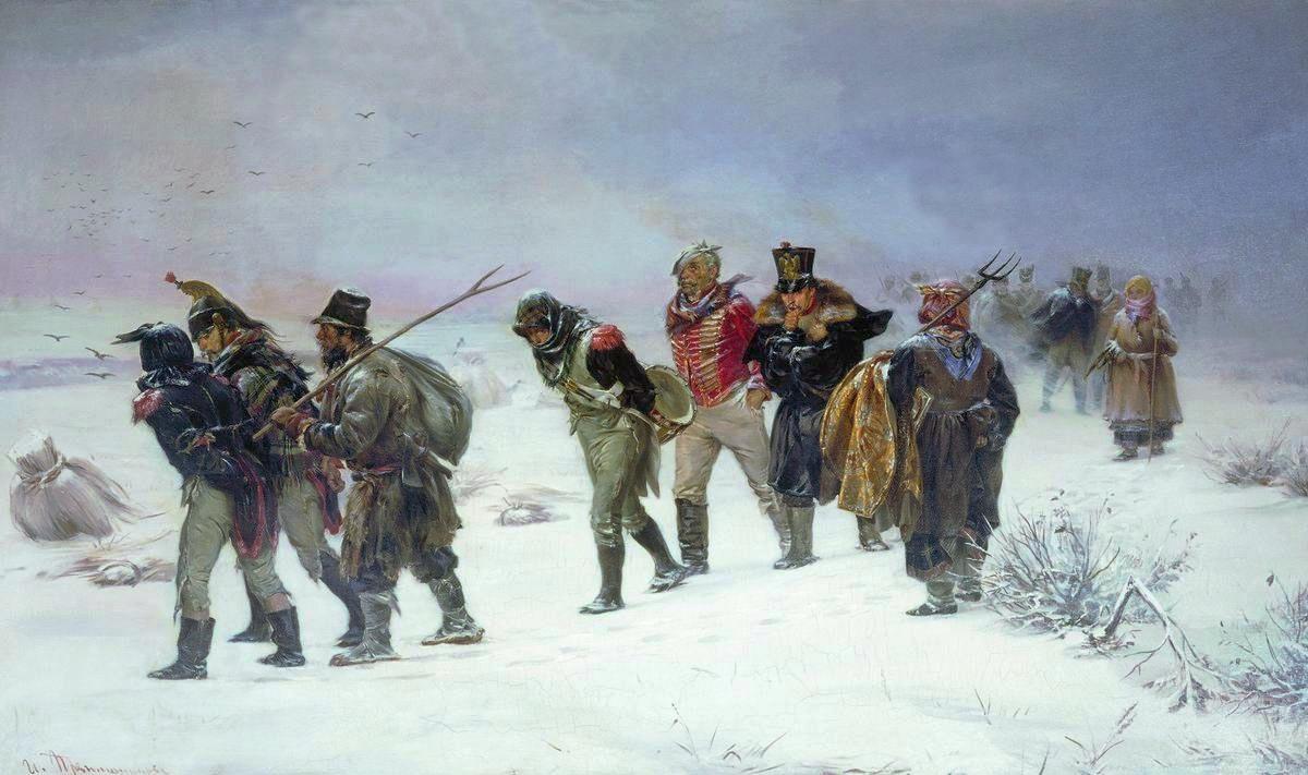 "Karas ir taika", 1812 iliustracija