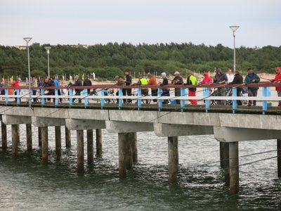 Žvejai ant Palangos tilto