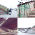 Paaiškėjo, kodėl Vilniuje ant pastatų buvo piešiami daug dėmesio sulaukę oranžiniai trikampiai