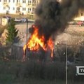 Vilniuje prie „Perkūnkiemio“ name, įtariama, sudegė 2 žmonės