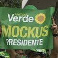 Bogotos gyventojai mitinge parėmė Parkinsono liga sergantį kandidatą į prezidentus A.Mockų