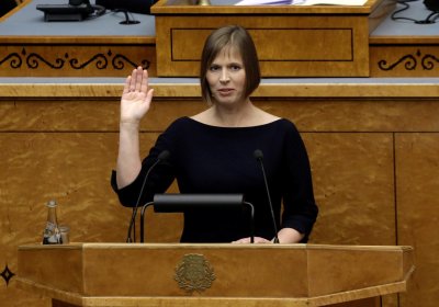 K. Kaljulaid prisaikdinta Estijos prezidente