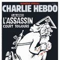 „Charlie Hebdo“ atakos metinių proga savo viršelyje paskelbs ginkluoto Dievo karikatūrą
