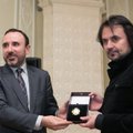Министр культуры Гелунас наградил Некрошюса и Коршуноваса