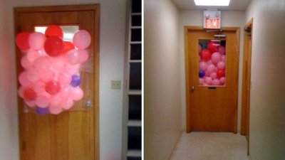 Pilnas kambarys balionų 