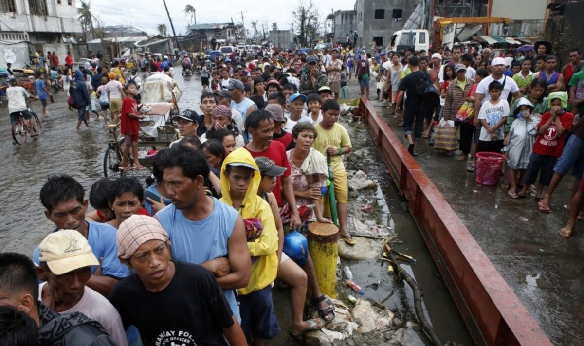 Taifūnas nusiaubė Filipinus