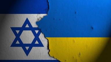 Ar Niujorke pasirodė antisemitinė švieslentė, raginanti skirti paramą Ukrainai, o ne Izraeliui?
