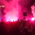 Madrido „Atletico“ fanai šventė klubo triumfą Europos lygoje