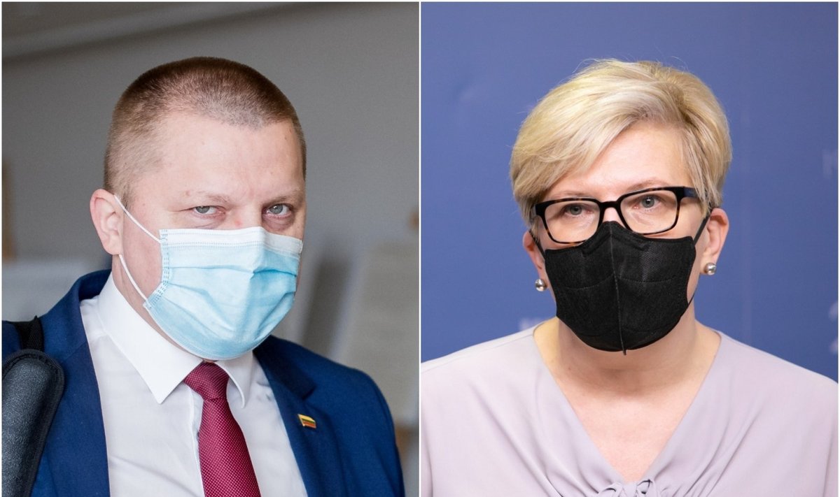 Dainius Gaižauskas ir Ingrida Šimonytė. 