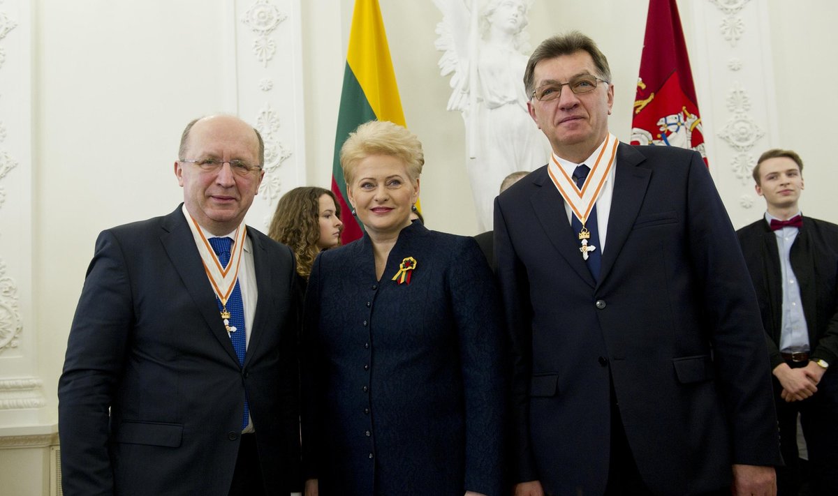 Andrius Kubilius, Dalia Grybauskaitė and Algirdas Butkevičius
