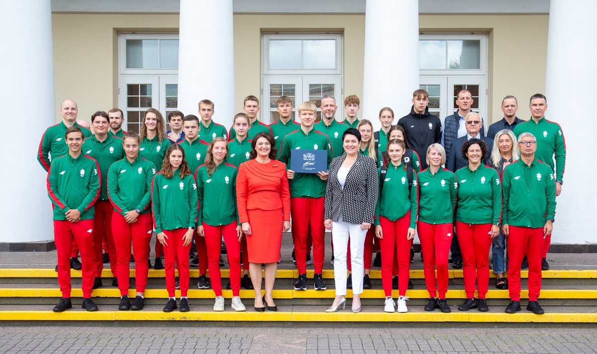 Į Europos jaunimo olimpinį festivalį išlydėti Lietuvos jaunieji sportininkai