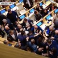 Sakartvelo parlamente – masinės muštynės