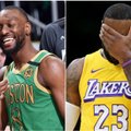 Principinių varžovų dvikovoje „Celtics“ sudavė „Lakers“ skaudžiausią smūgį per pusšimtį metų