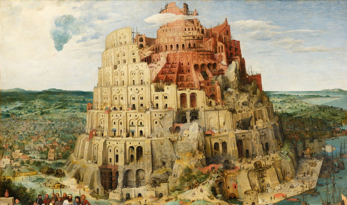 Piterio Breigelio vyresniojo paveikslas „Babelio bokštas“ (1563 m.)
