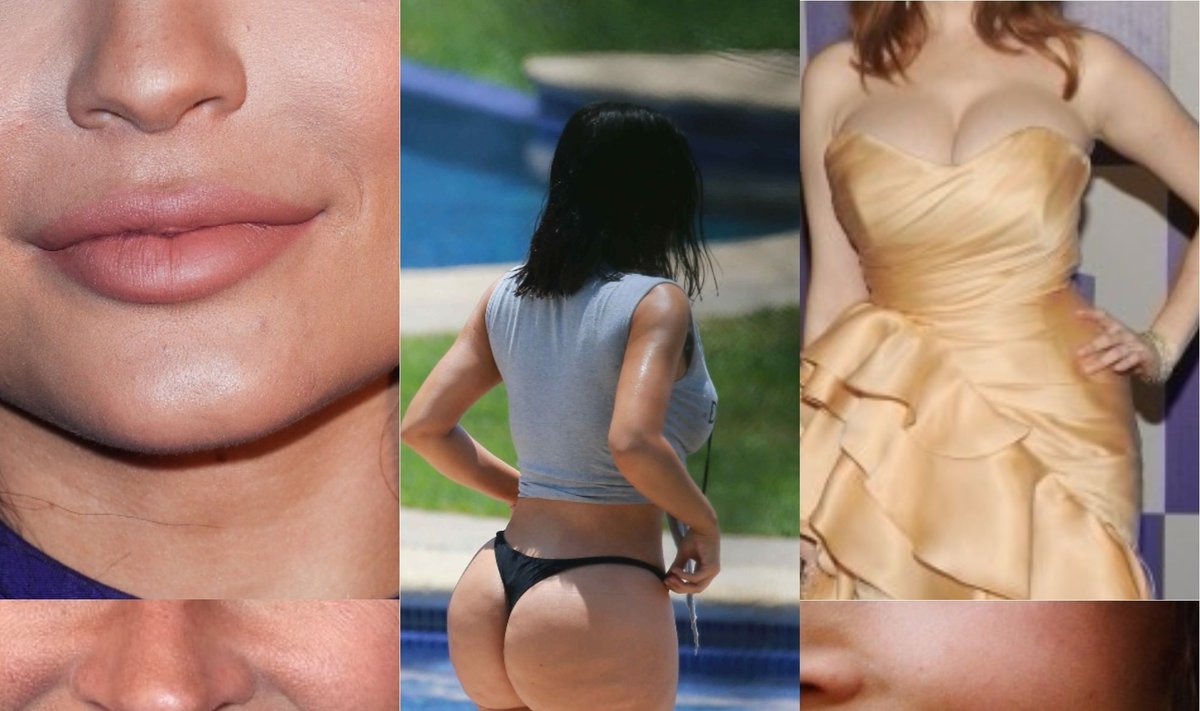 Kylie Jenner, Kim Kardashian, Christina Hendricks, Julia Roberts, Cindy Crawford 