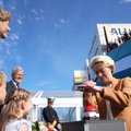 Von der Leyen pakrikštijo pirmąjį pasaulyje metanoliu varomą konteinerinį laivą
