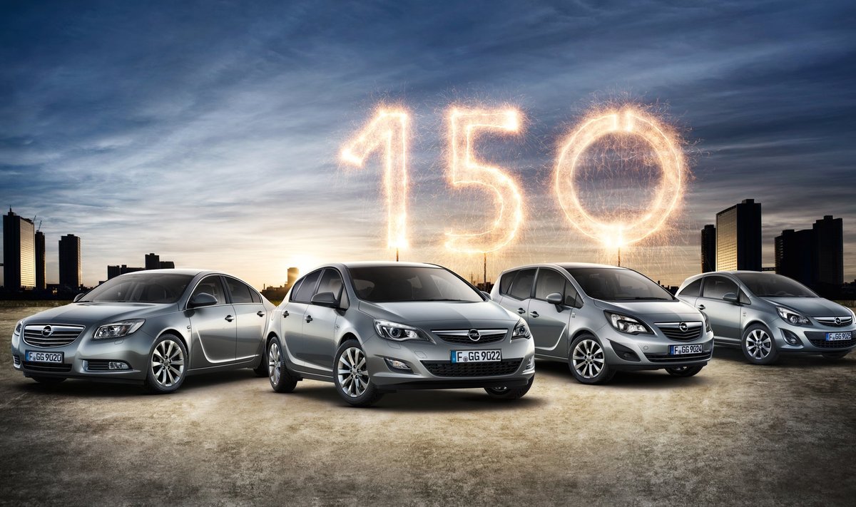 Opel “150 years Opel” modeliai