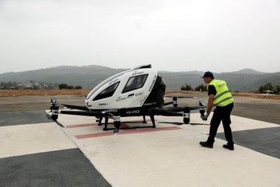 EVTOL skraidinatis taxi Izraelyje.