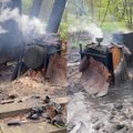 Klaipėdos r. pareigūnai savaitgalį aptiko ir likvidavo naminės degtinės bravorą