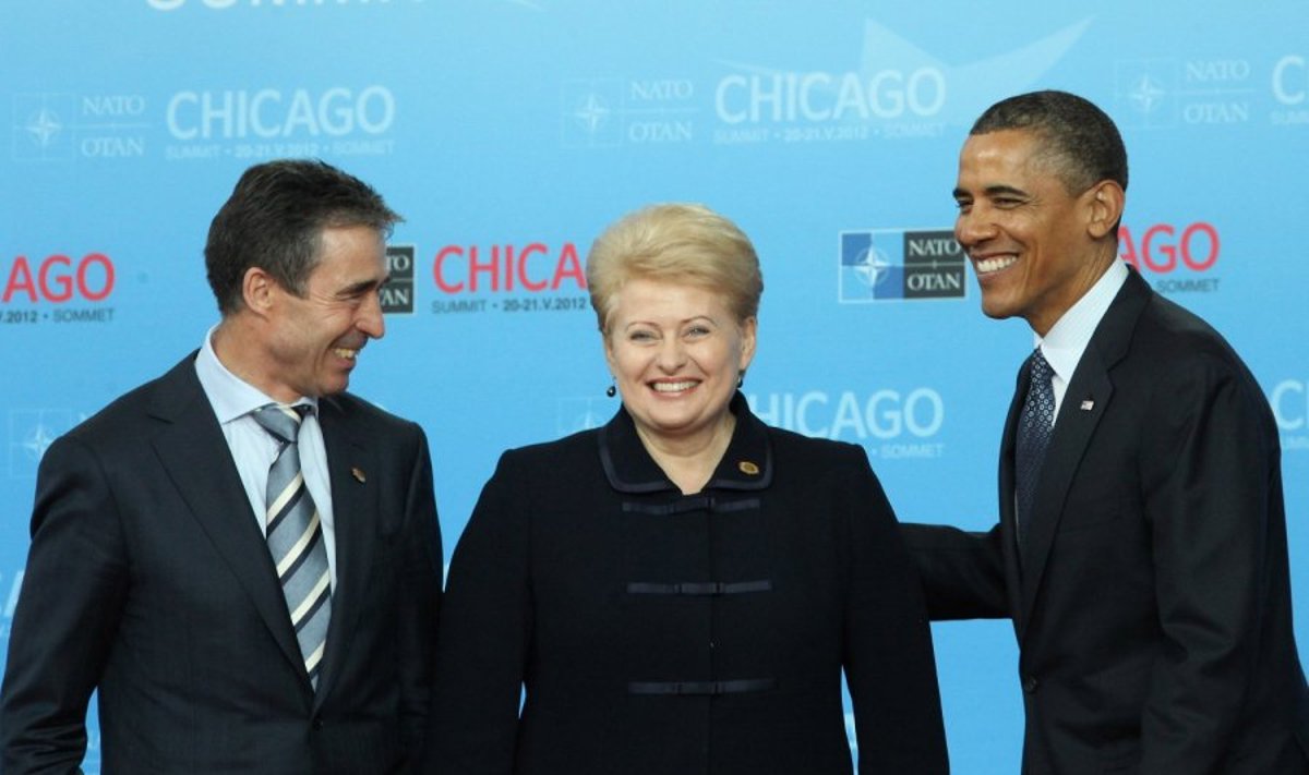 Andersas Foghas Rasmussenas, Dalia Grybauskaitė ir Barackas Obama