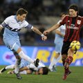 Italijos taurės turnyro ketvirtfinalyje „Lazio“ klubas įveikė „AC Milan“ ekipą