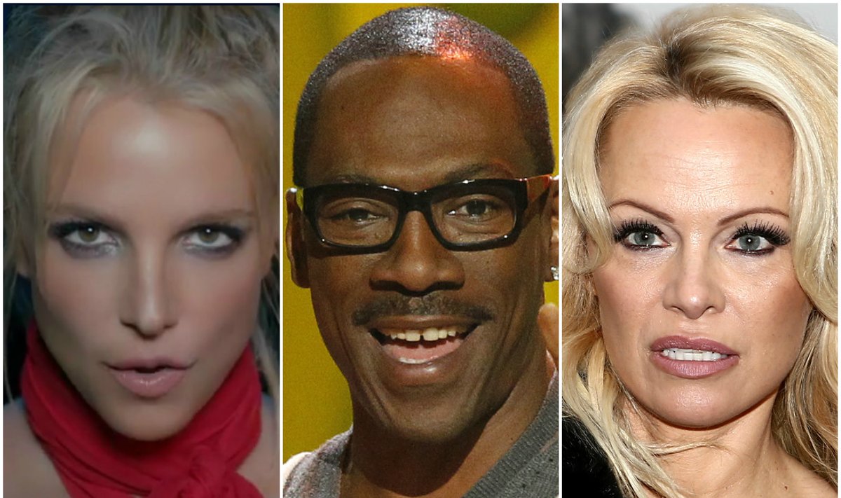 Britney Spears, Eddie Murphy, Pamela Anderson