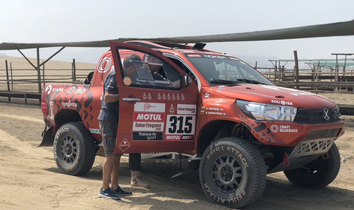 Dakaras 2018: Antano Juknevičiaus komandos testų diena