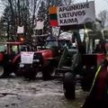 Ūkininkai politikus traktoriais pradeda vaikytis provincijoje – pirmoji auka Gentvilas