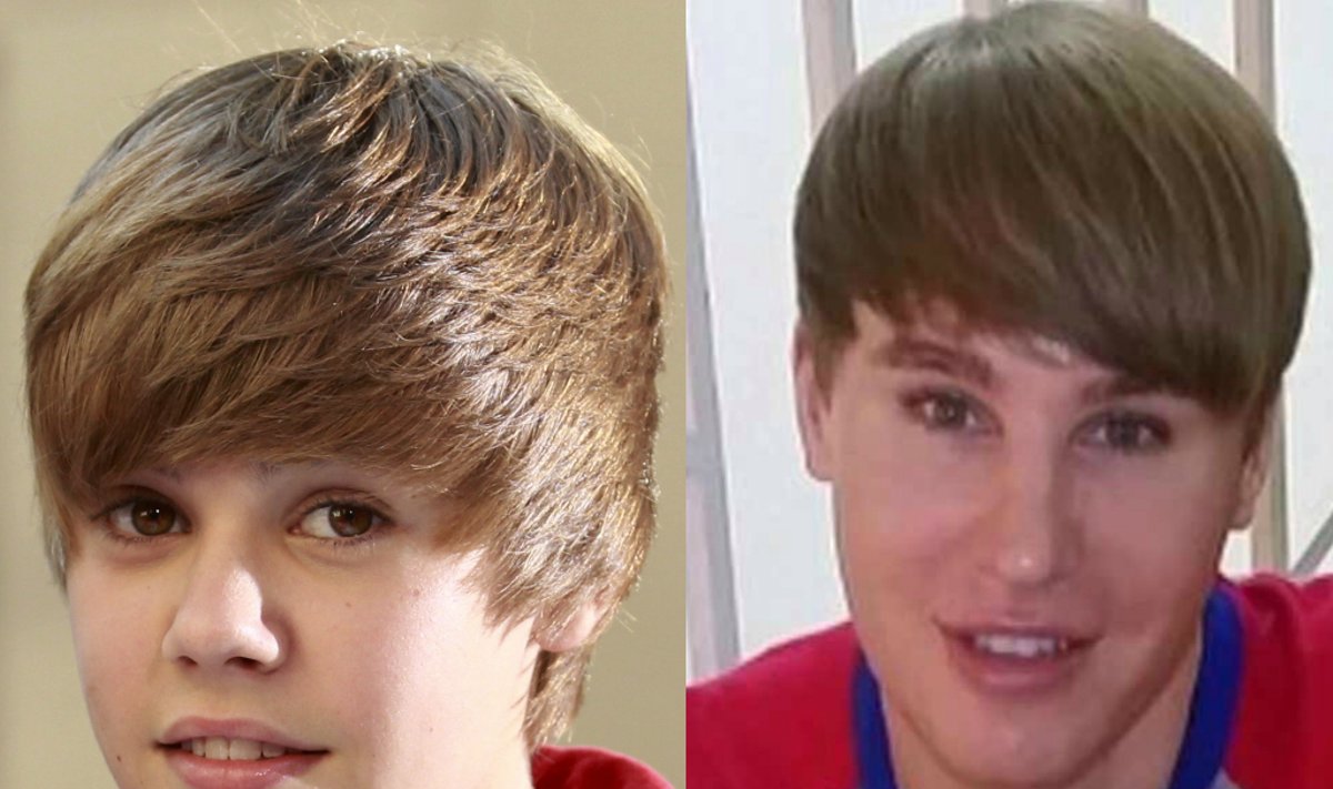Justinas Bieberis ir Sheldonas Toby