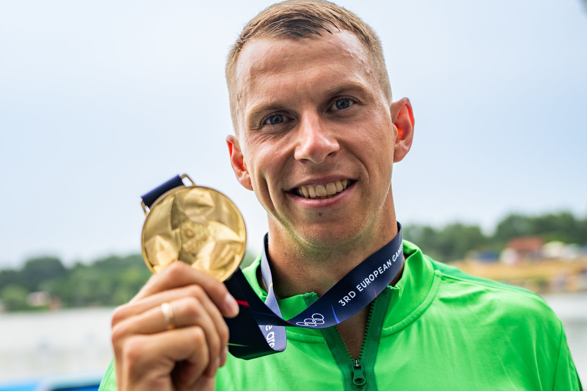 Litewski kajakarz Henrik Žustautas zdobył złoto Igrzysk Europejskich