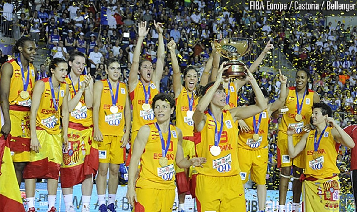 Ispanijos krepšininkės - Europos čempionės